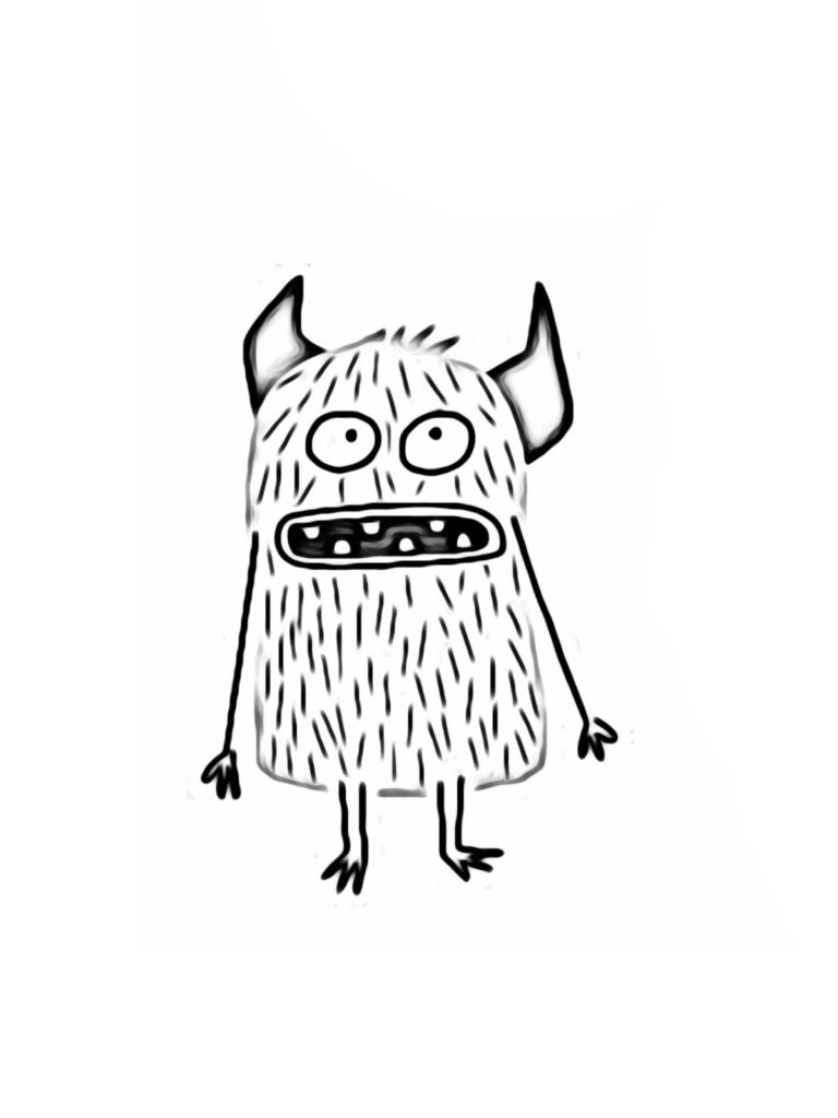 hd Monster Cartoon Design Image