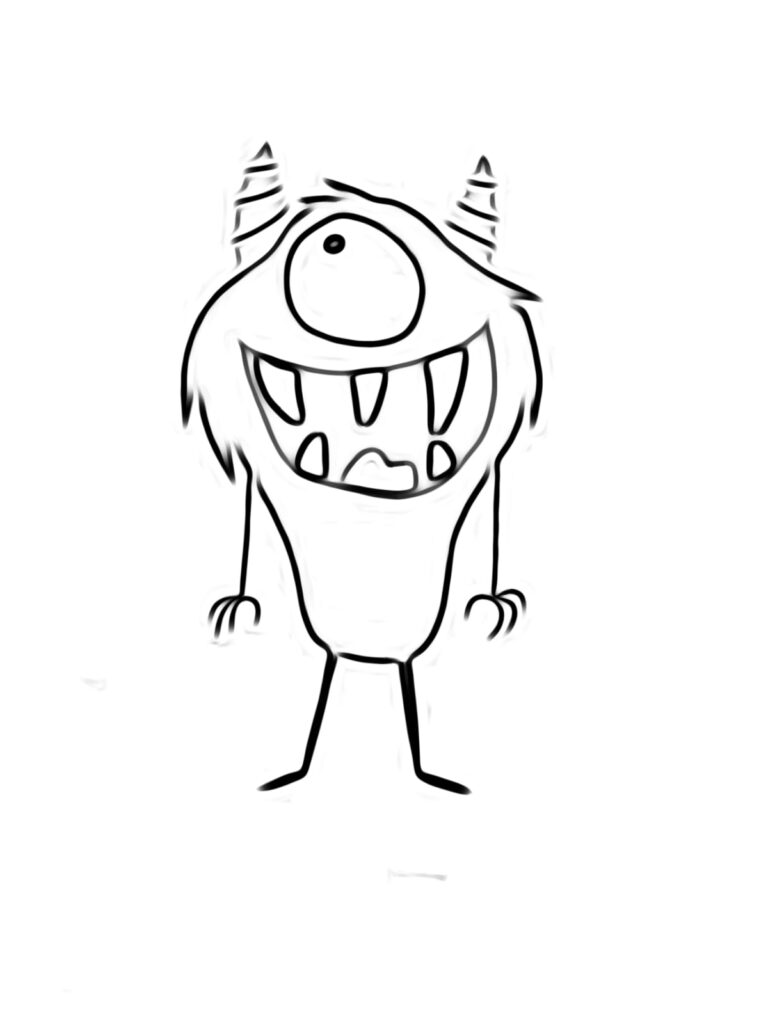 Monster Cartoon Design Image