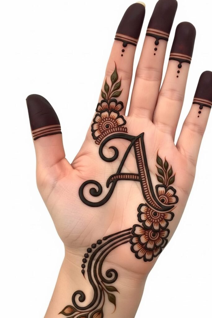 Elegant A front hand
