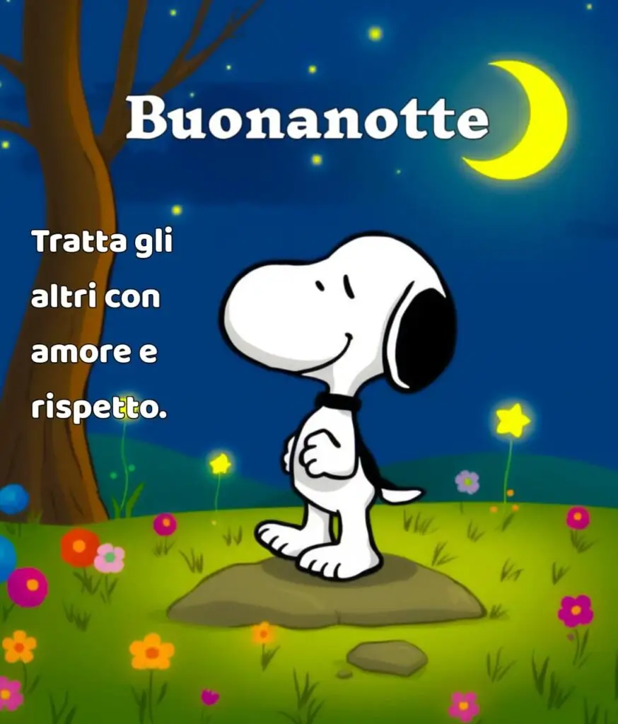 buonanotte snoopy autunno​