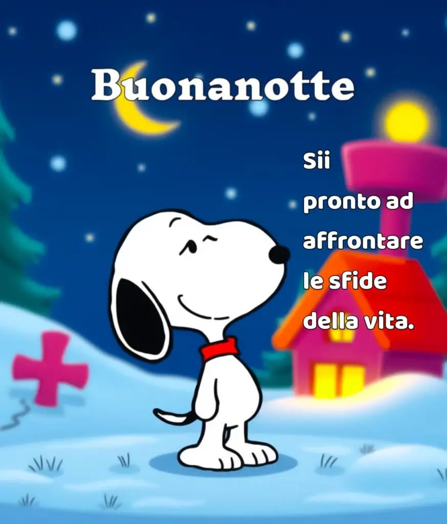 buonanotte snoopy nuovissime​