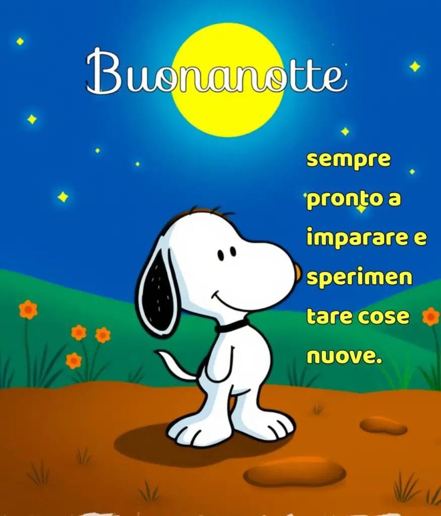 immagini buonanotte snoopy forever​