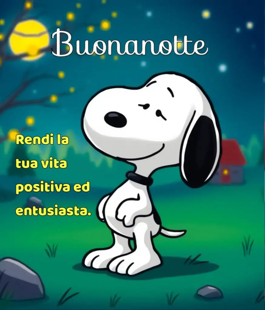 immagini buonanotte snoopy nuove​