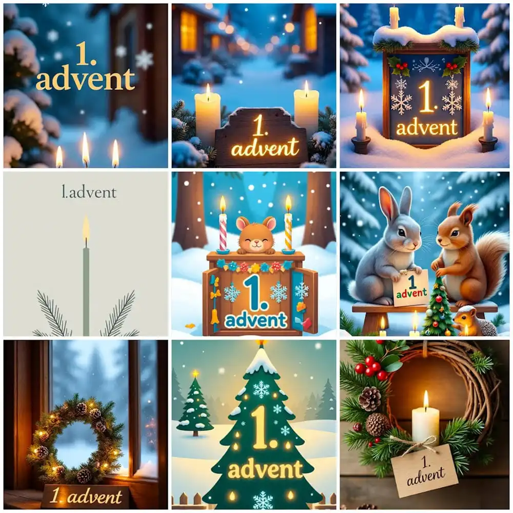 Bilder zum 1. Advent kostenlo