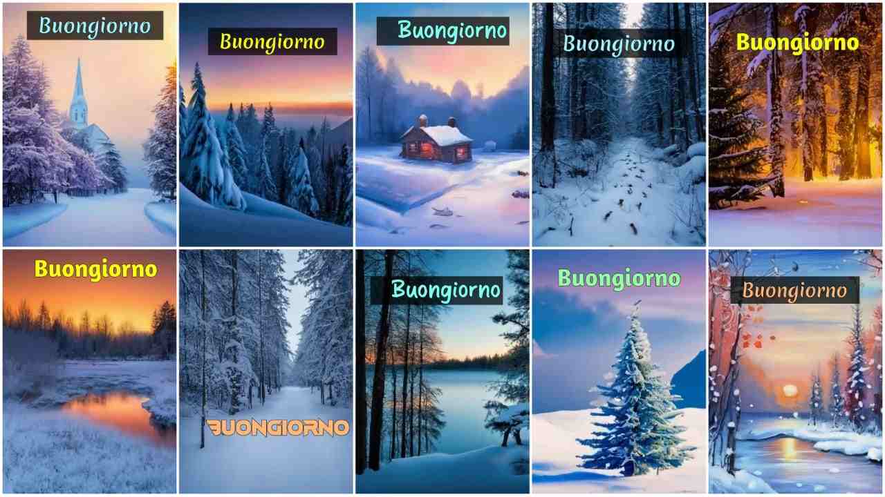 buongiorno invernale