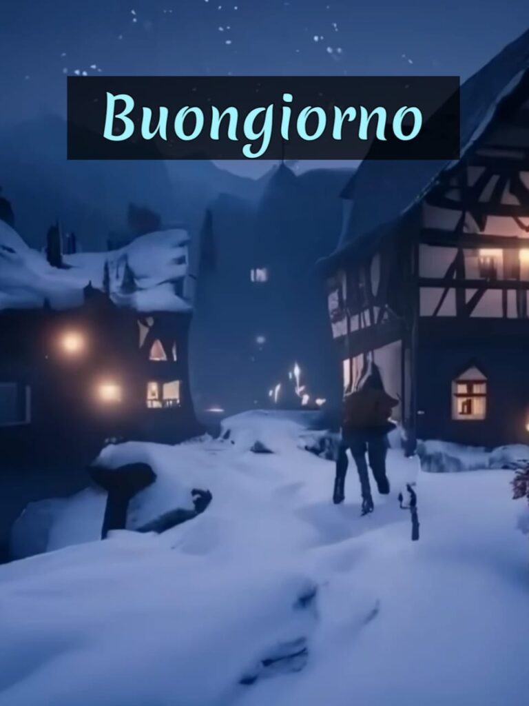 buongiorno invernale gif