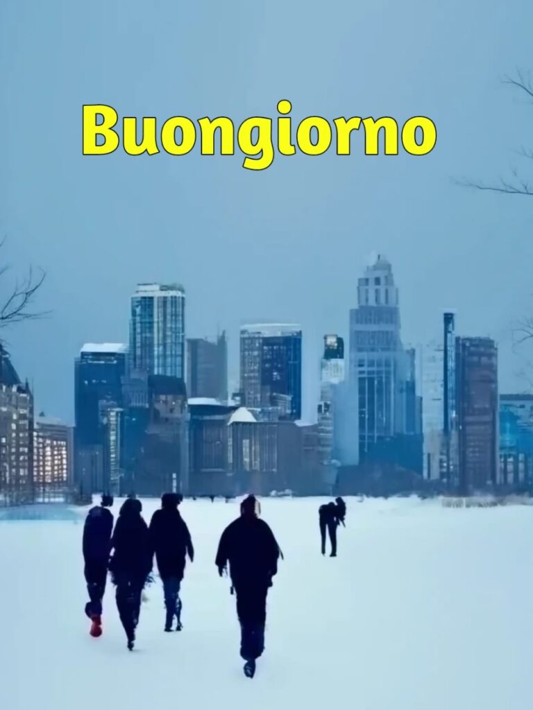 buongiorno invernale lunedì