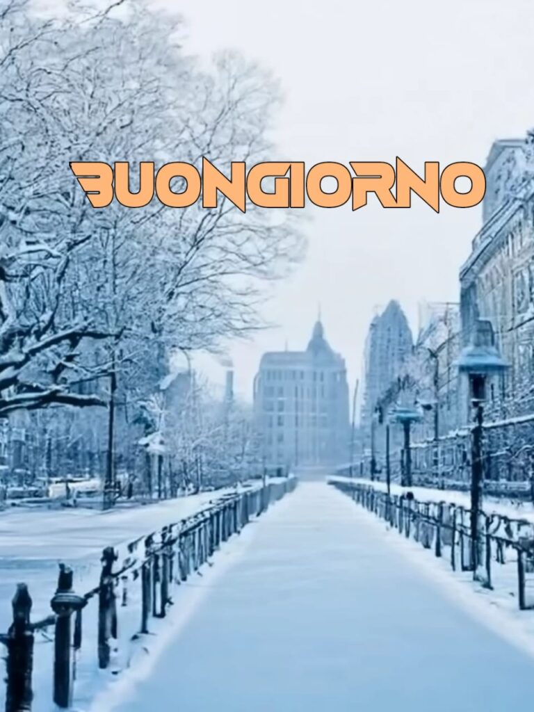 buongiorno invernale natalizio