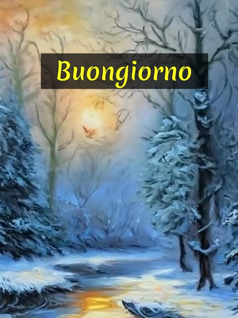 buongiorno invernale per whatsapp