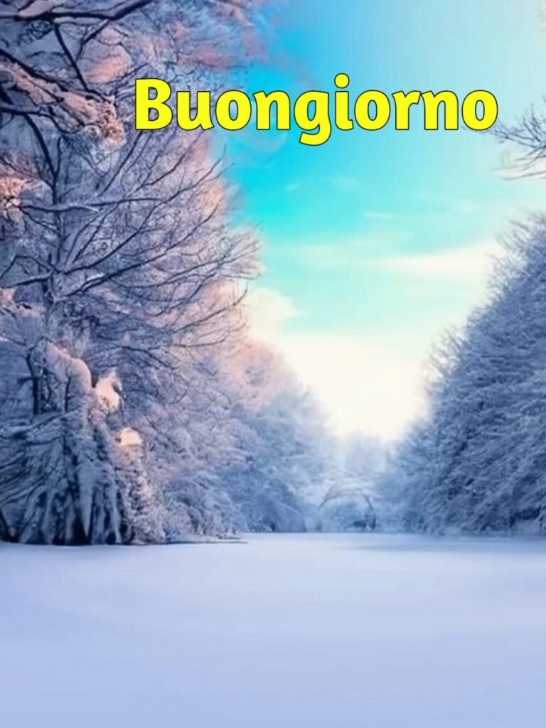 buongiorno invernale venerdì