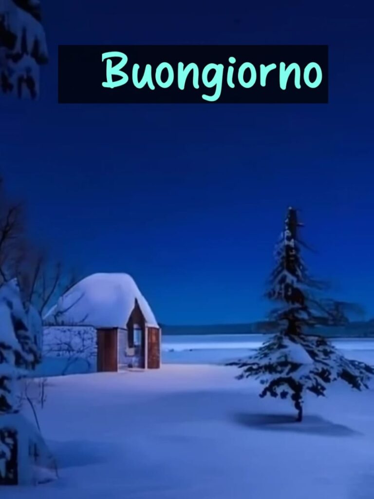 immagini buongiorno invernale HD