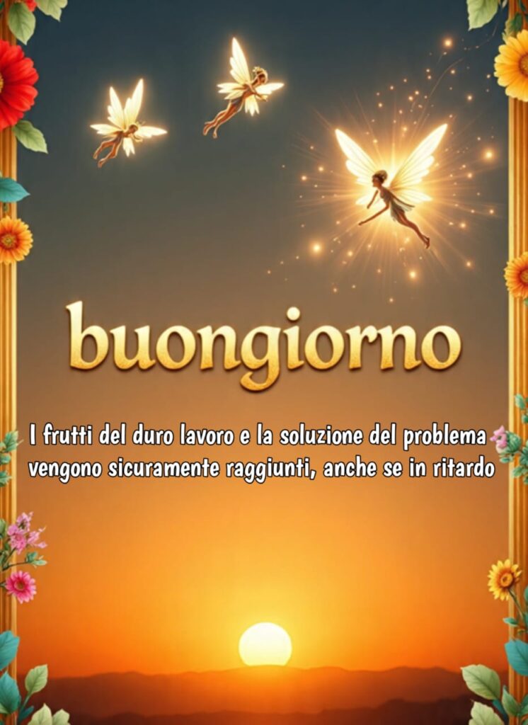 Questa scena di fatine che volano sopra verdi prati alla luce del mattino è molto bella Ricorda a tutti che le azioni sono più importanti delle sole parol