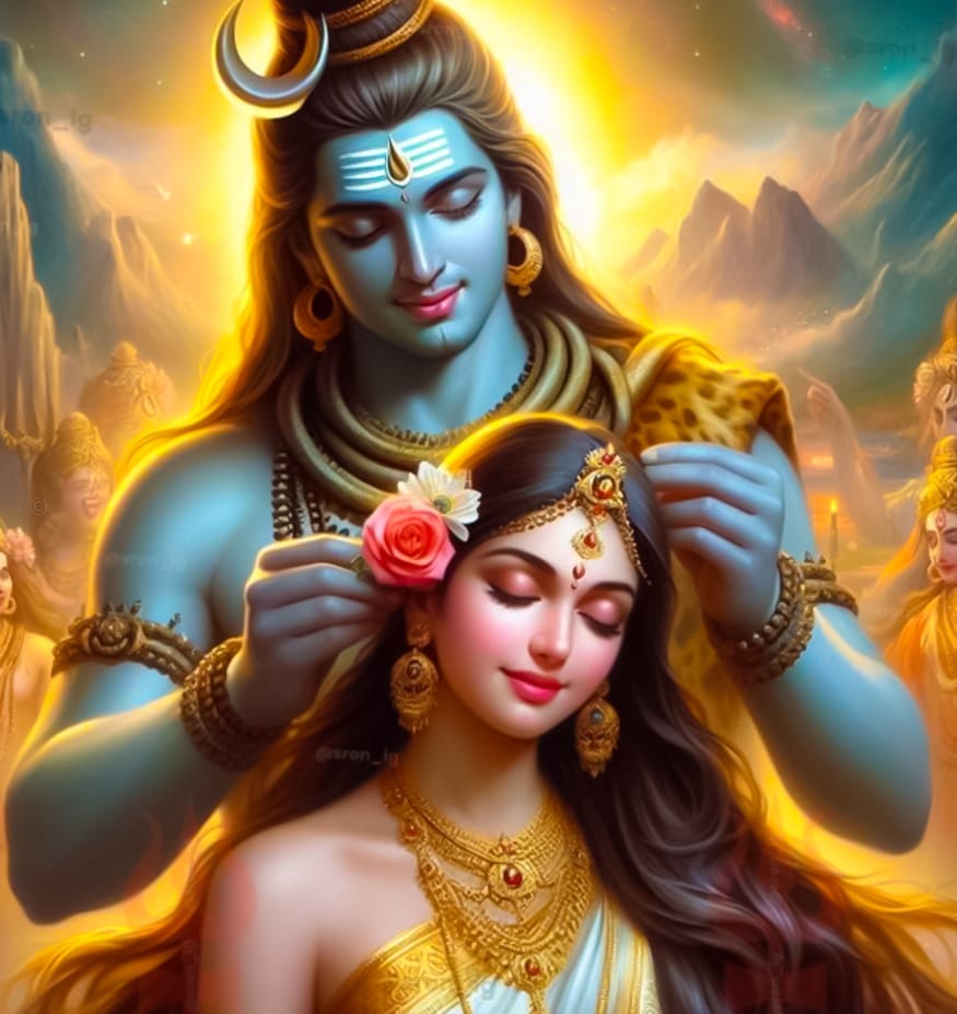 animated shiv parvati images hd