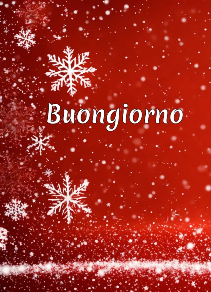 buon inizio settimana buongiorno invernale