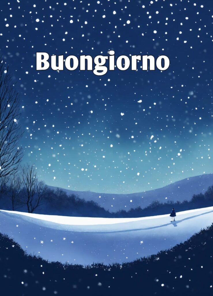 buon martedì buongiorno invernale