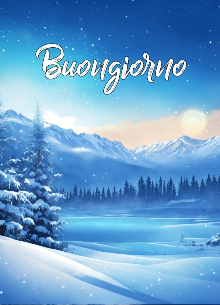 buona domenica buongiorno invernale