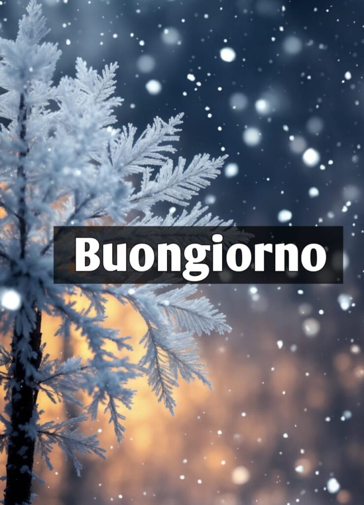 buongiorno invernale buon giovedì