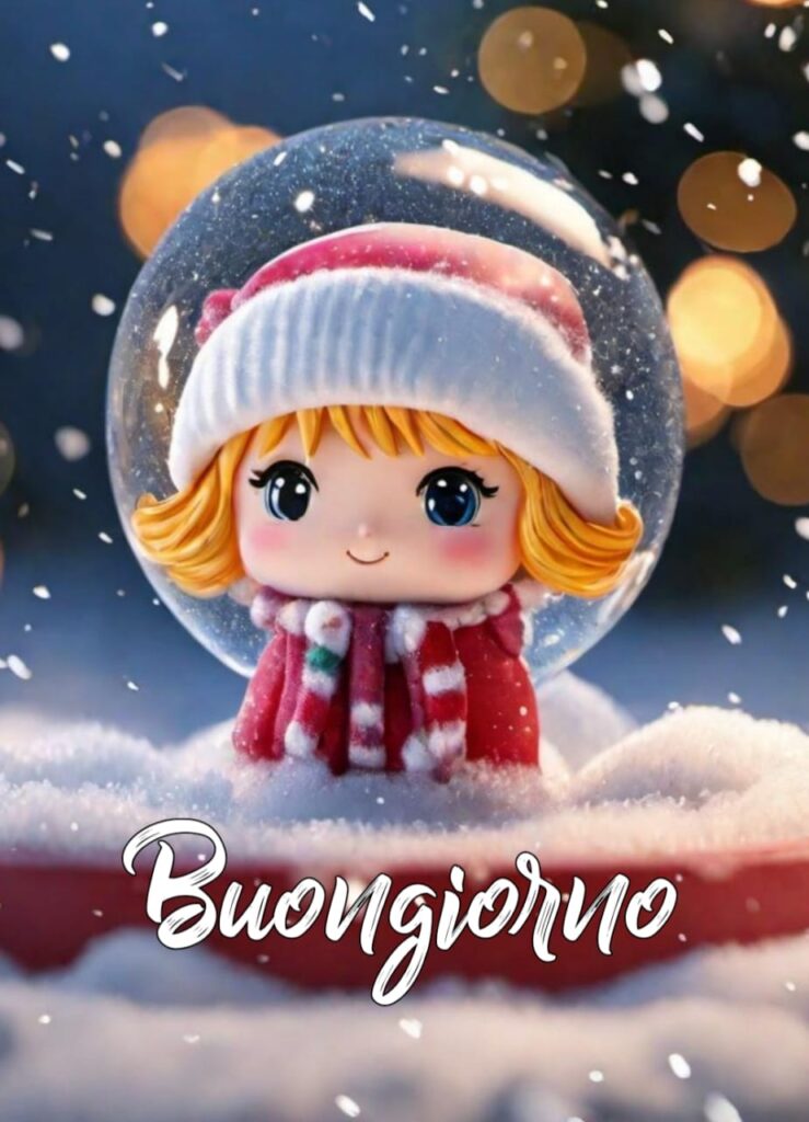 buongiorno invernale gratis whatsapp