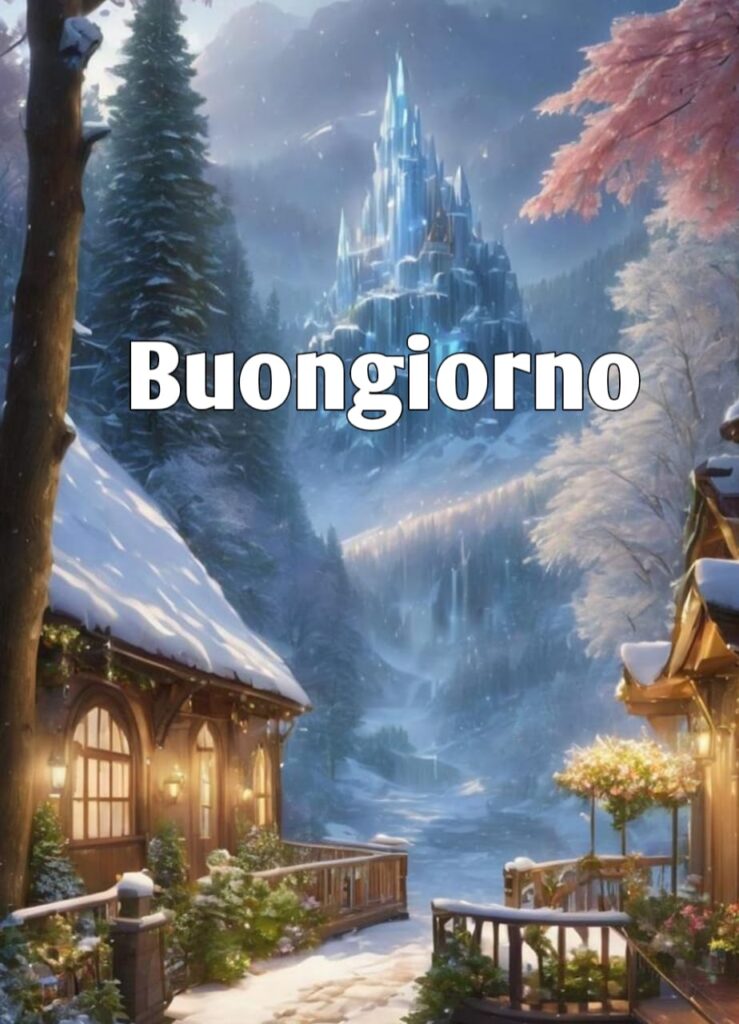 buongiorno invernale soleggiato