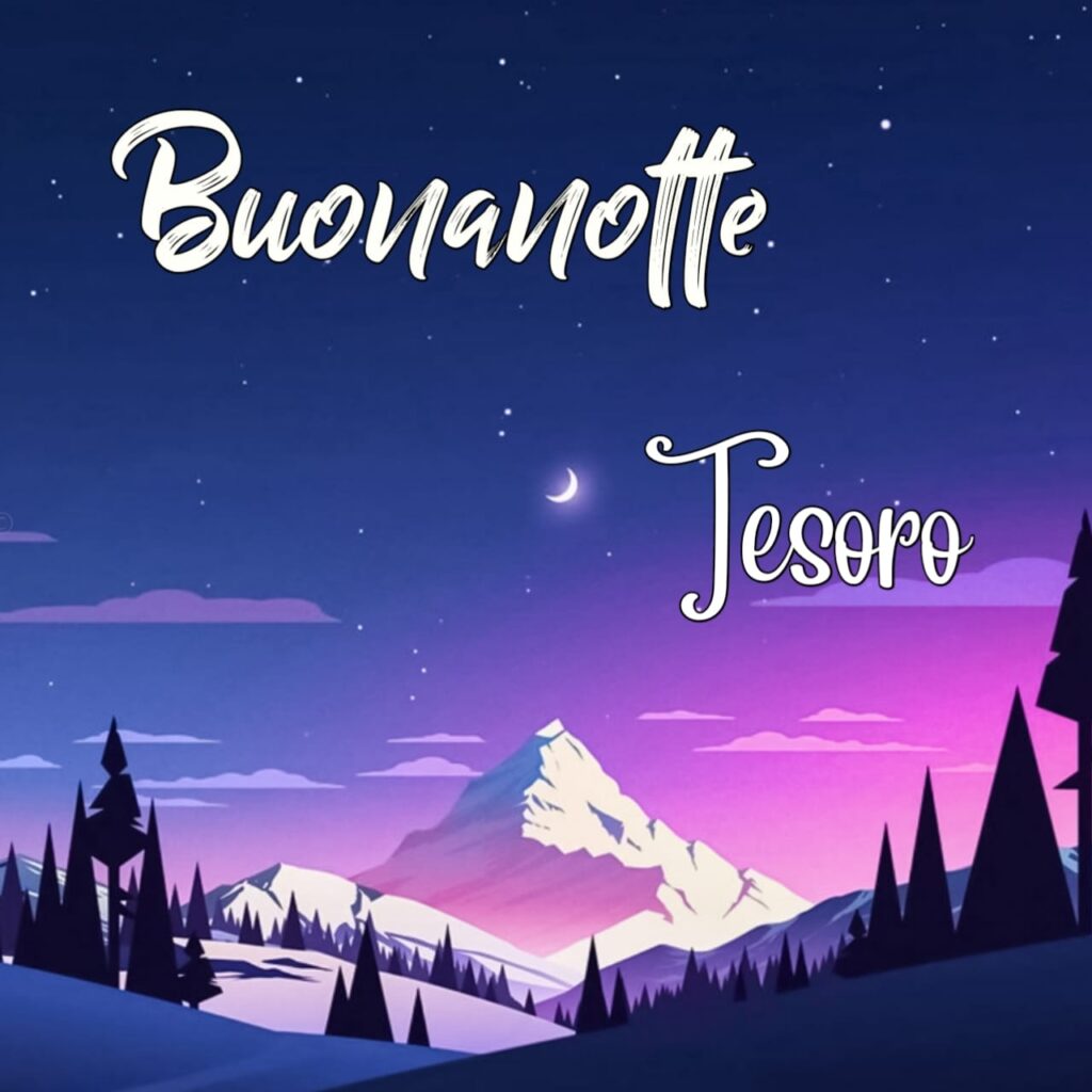 immagini buonanotte tesoro