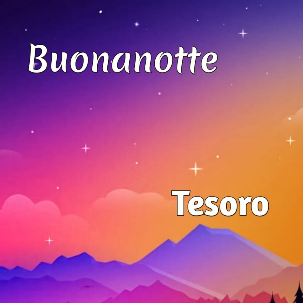 immagini buonanotte tesoro mio