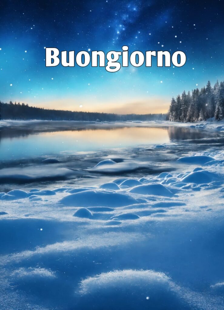 immagini del buongiorno invernale