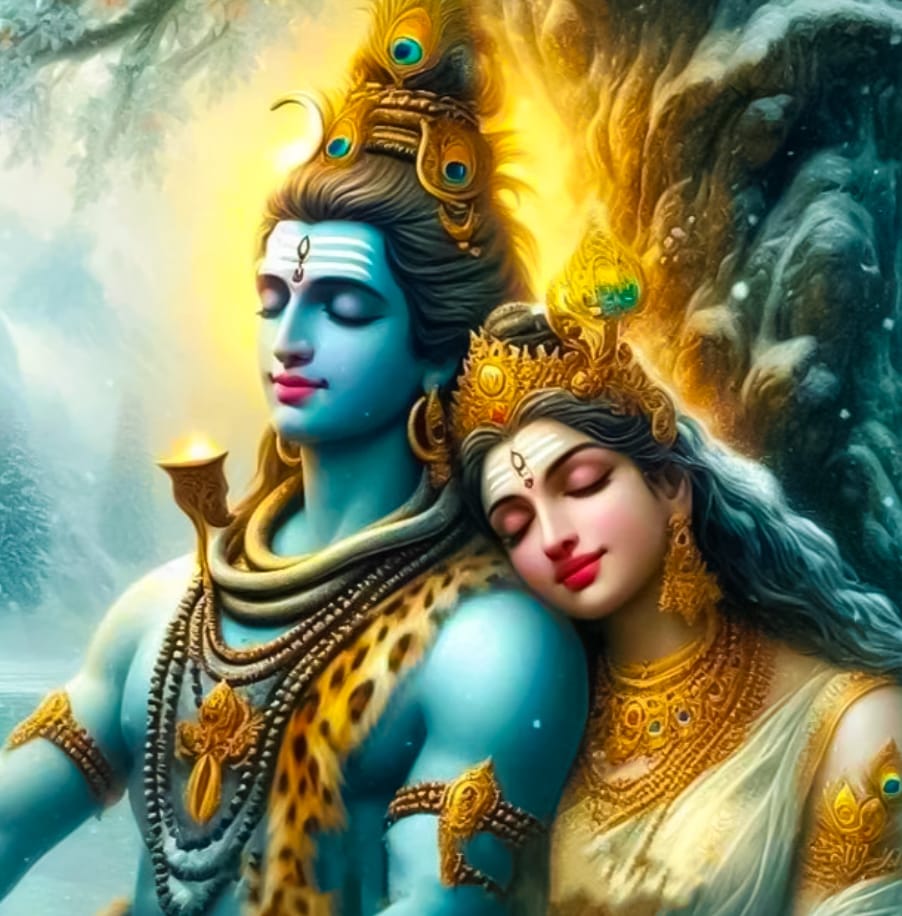 romantic shiv parvati images hd wallpapers