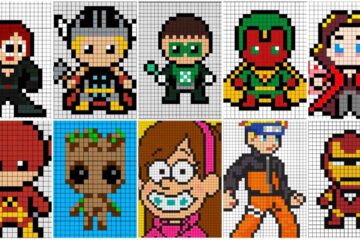 dibujos pixelados dificiles hd