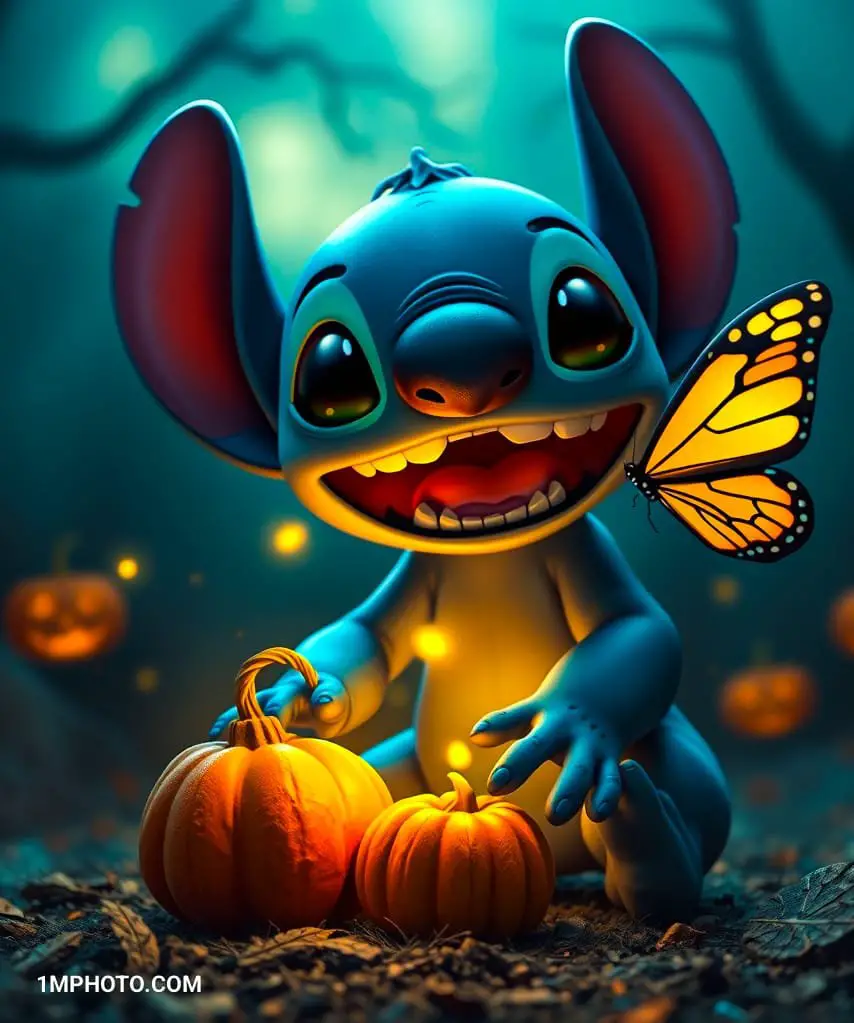 Butterfly Stitch Halloween Wallpapers