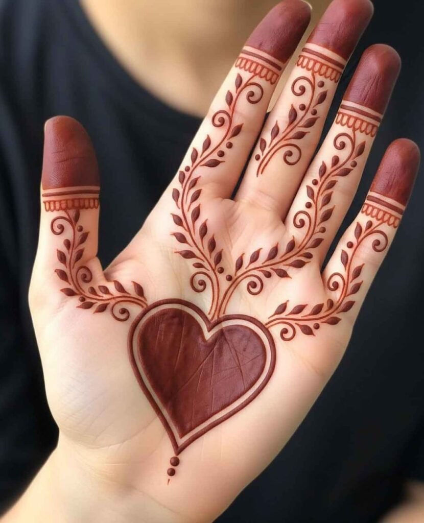 Daisy stylish mehndi look