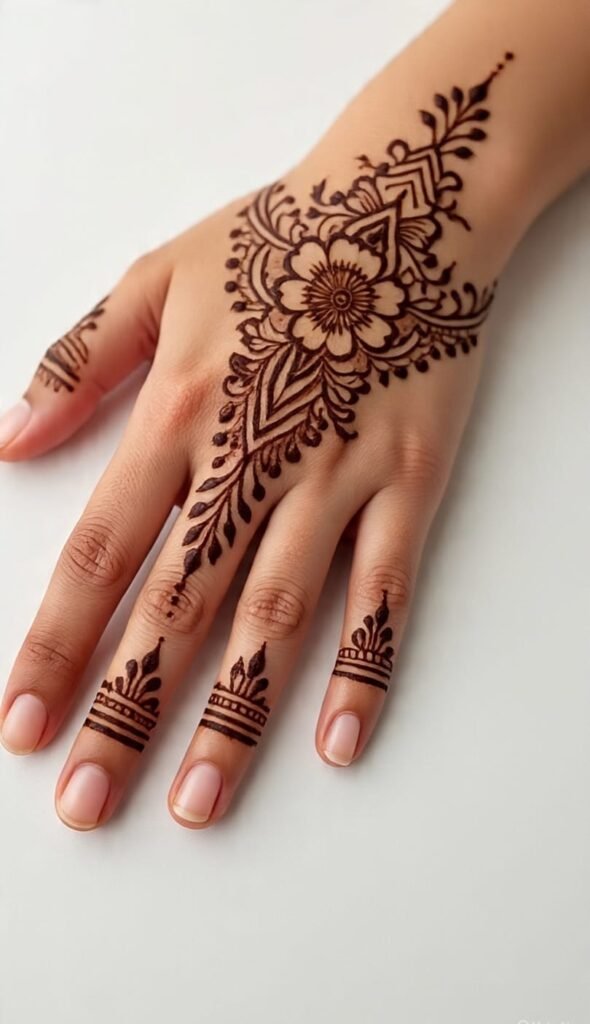 back hand latest mehndi design​