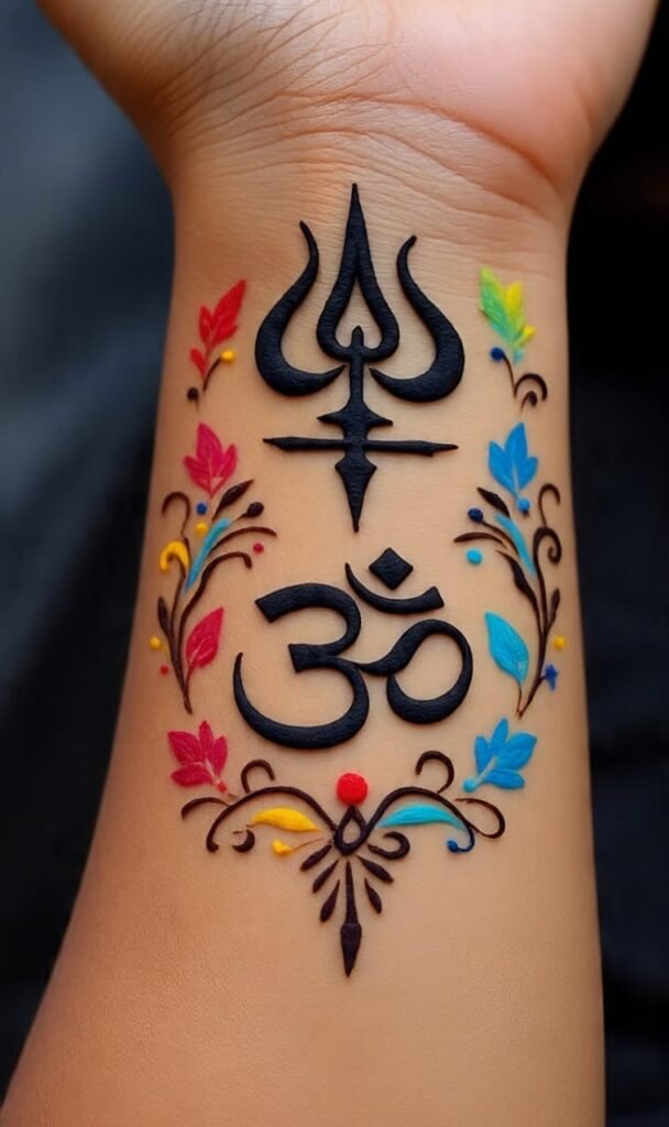 lord shiva mehndi designs​