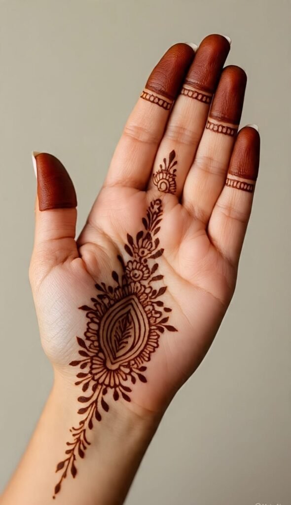 mehndi design back hand khafif​
