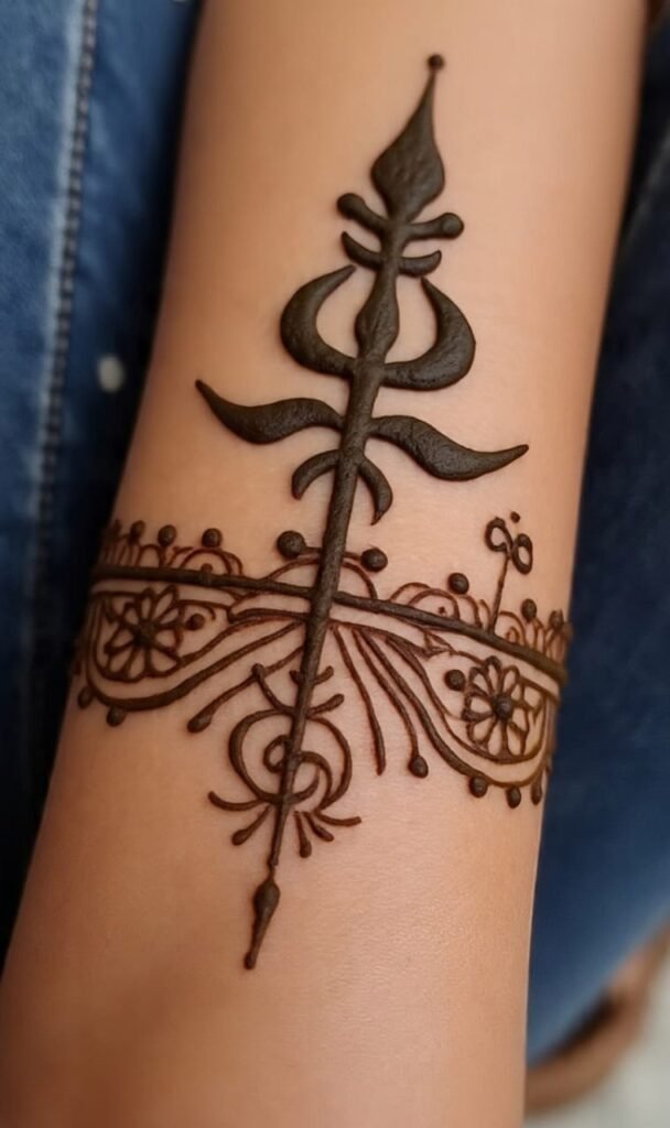 mehndi design shiva name​