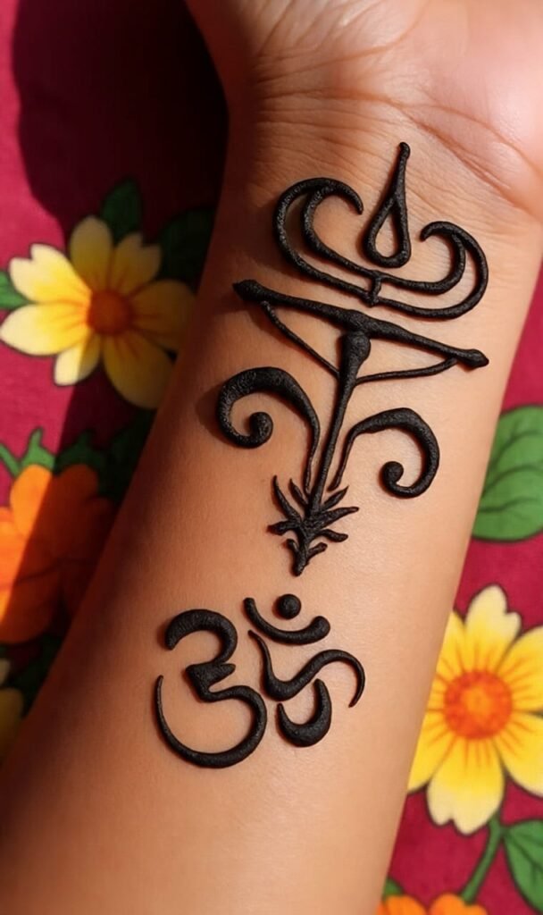 shiva mehndi design​