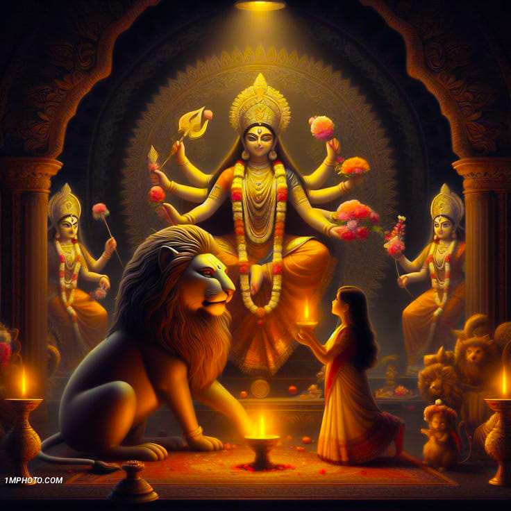 maa durga image for whatsapp dp​