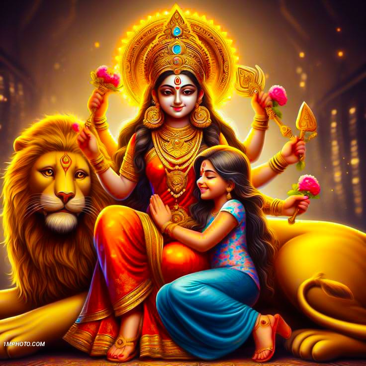 maa durga pic hd for dp​