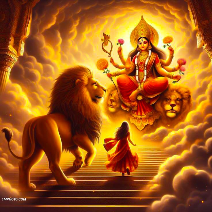 whatsapp dp durga maa image​