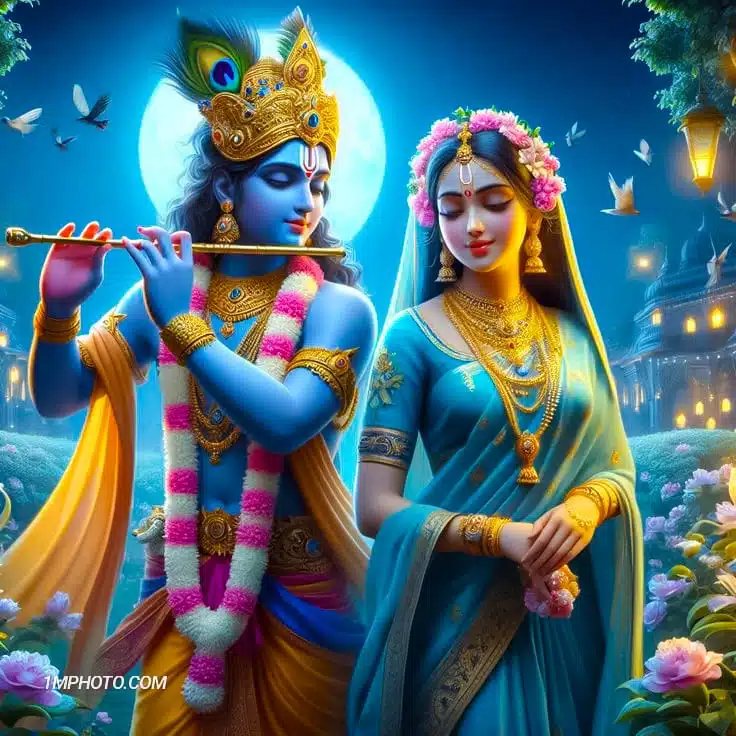 beautiful cute radha krishna images hd​ 2025