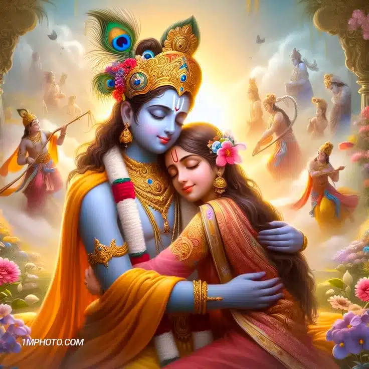 beautiful images of lord krishna and radha​