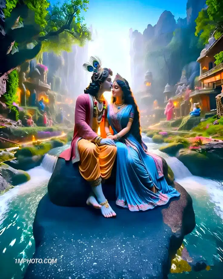 beautiful radha krishna images 3d hd​