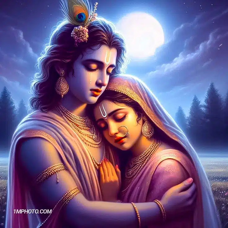 beautiful radha krishna images for dp​