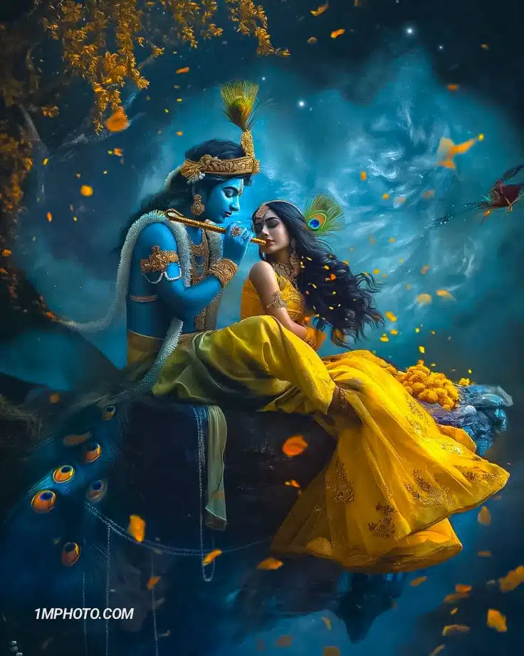 best romantic images of radha krishna​