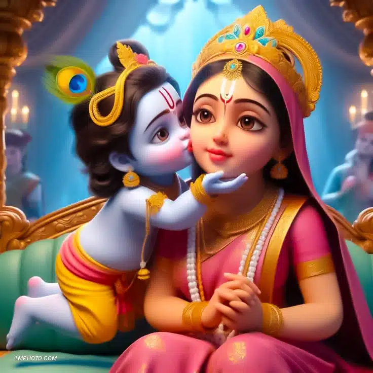 dp of radha krishna for whatsapp​