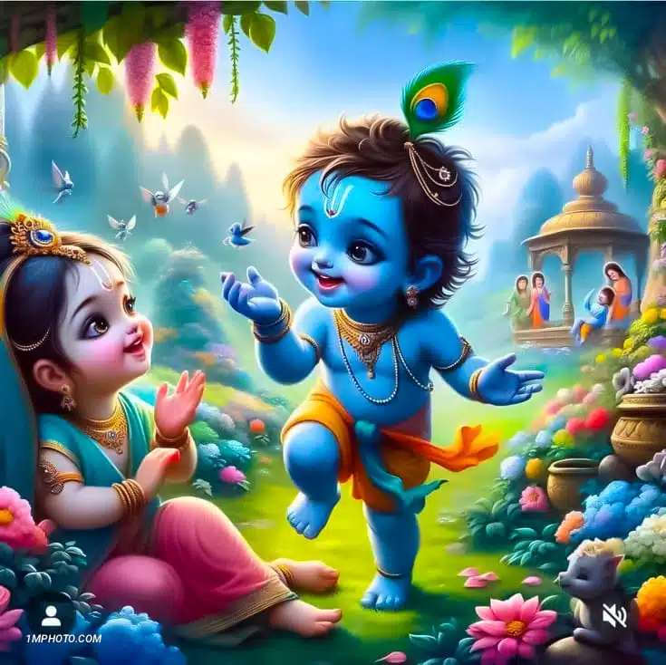 images of radha krishna for dp​