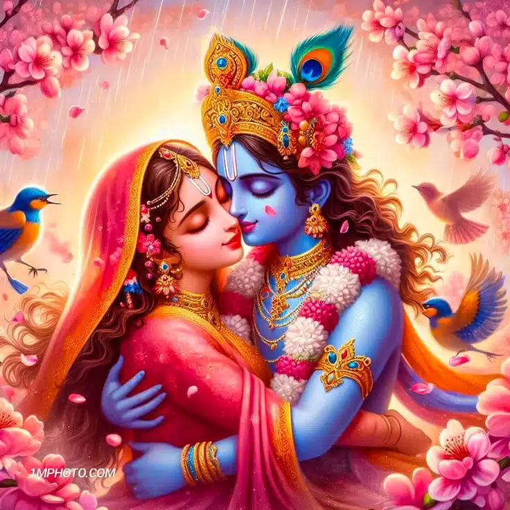 krishna and radha beautiful image for dp​