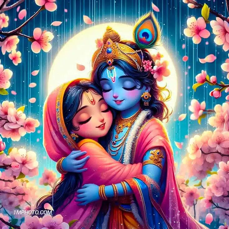 krishna radha image most romantic​