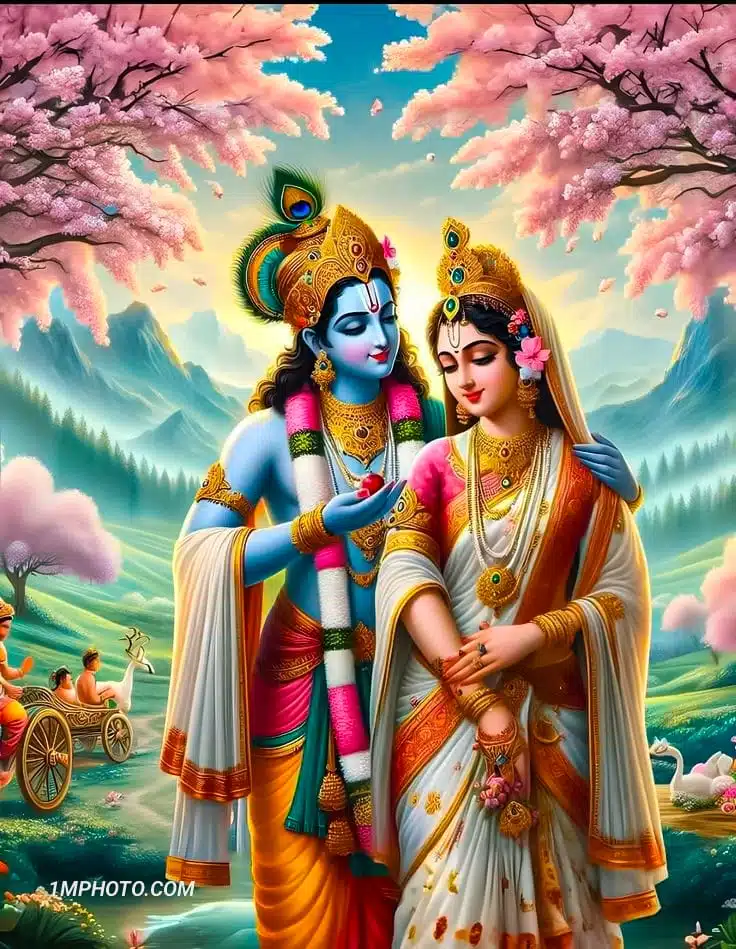 krishna radha lord beautiful images​