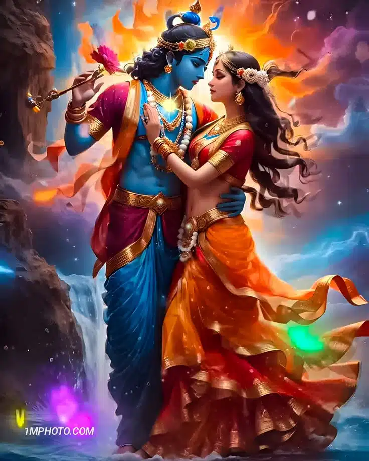 lord krishna and radha beautiful images​