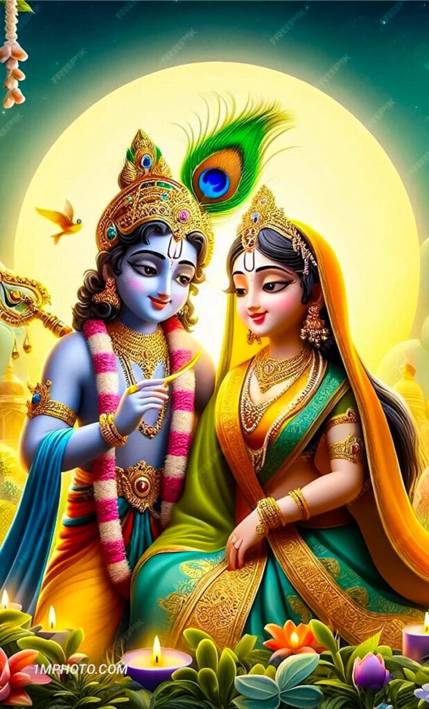 lord krishna beautiful images with radha​ hd